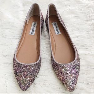 Steve Madden Hannah glitter flats